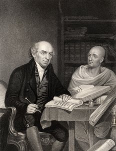 William Carey, graveret af J. Jenkins fra "The National Portrait Gallery, Volume III", udgivet omkring 1820
