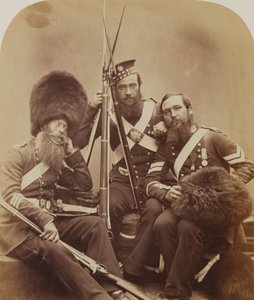 Reynolds, Temple og Judd, Scotch Fusiliers Guards af Robert Howlett