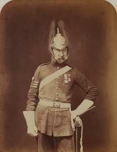 Sergent-major Stewart, 5. (prinsesse Charlotte af Wales) Dragon Guards af Robert Howlett
