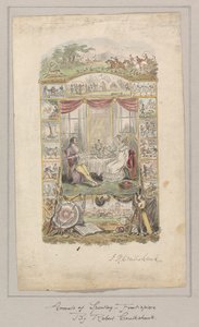 Design til frontbilledet af Annals of Sporting and Fancy Gazette, bind 1