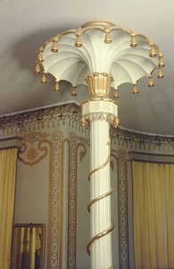 Detalje af en søjle i den nordlige tegnestue, 1815-23 foto af Robert Jones