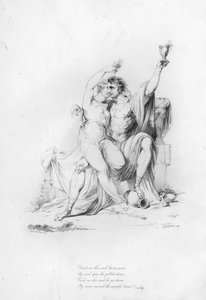 Anacreon, Ode LII (gravering)