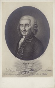 Luigi Boccherini, italiensk komponist og cellist (1743-1805). af Robert Lefevre