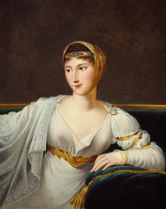 Portræt af prinsesse Pauline Borghese, kone til general Leclerc (olie på lærred) af Robert Lefevre