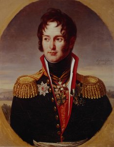 Portræt af Pyotr Alexandrovich Chicherin 1778-1848, 1814 af Robert Lefevre