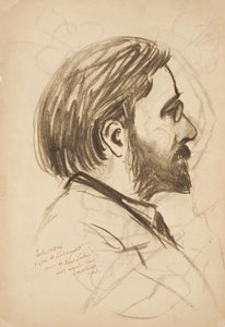 Portrætskitse af Louis M. Eilshemius, 1903. af Robert Lindner