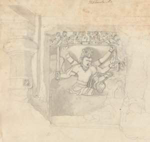 Figur fra Elephanta af Robert Mabon
