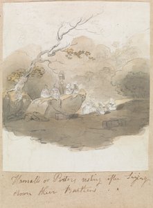 Hamalls eller Pottemagere hviler efter at have lagt deres byrder af Robert Mabon