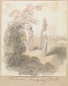 Kvinder, der bærer vand