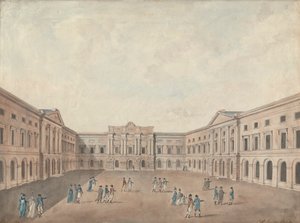 Design for Court of Edinburgh University af Robert Morrison