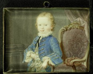 Vilhelm V (1748-1806), Prins af Orange-Nassau, som barn af Robert Mussard