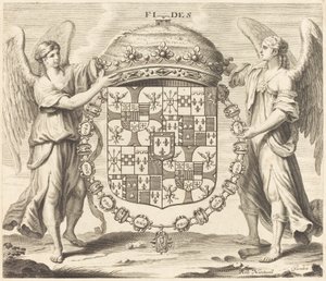 Våben af ​​Charles II, hertug af Mantua af Robert Nanteuil