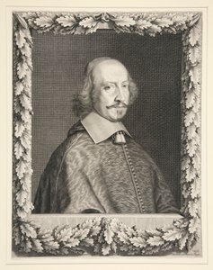 Kardinal Jules Mazarin af Robert Nanteuil