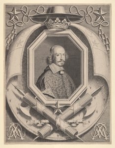 Kardinal Jules Mazarin af Robert Nanteuil