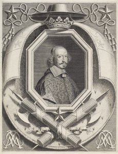 Kardinal Jules Mazarin af Robert Nanteuil