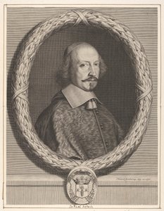 Kardinal Jules Mazarin, 1656. af Robert Nanteuil
