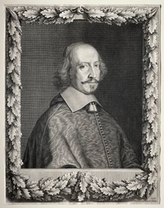 Kardinal Mazarin af Robert Nanteuil