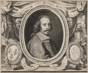 Kardinal Mazarin af Robert Nanteuil