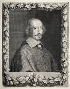 Kardinal Mazarin, 1656. af Robert Nanteuil
