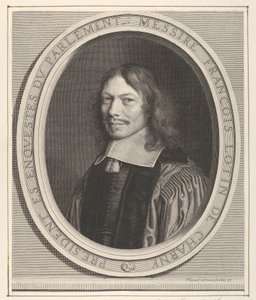 Francois Lotin de Charny, ca. 1657. af Robert Nanteuil