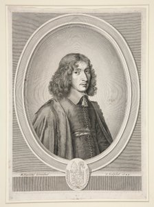 François Mol?, Abbed? af Sainte-Croix de Bordeaux, derefter Ma?tre des Requ?tes (abbed af Sainte-Croix af Bordeaux, derefter Master of Requests) (1625-1712) af Robert Nanteuil