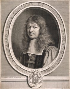 Guido Chamillard, anmodningsmester. 1664. af Robert Nanteuil