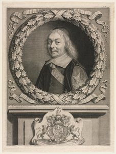 Henri-Auguste de Loménie Comte de Brienne, 1660. af Robert Nanteuil