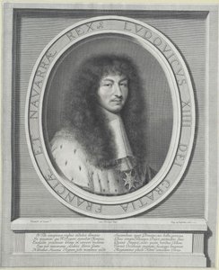 Kongen af Frankrig Louis XIV af Robert Nanteuil