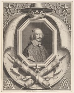 Kardinal Jules Mazarin, 1659. af Robert Nanteuil