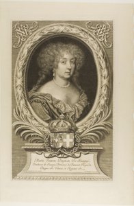 Marie Jeanne Baptiste de Savoye af Robert Nanteuil