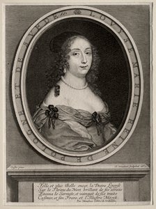 Marie Louise de Gonzague, dronning af Polen af Robert Nanteuil