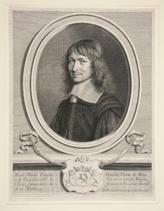 Nicholas Fouquet (Foucquet), greve af Melun og af Vaux af Robert Nanteuil