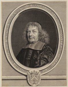 Portræt af Antoine Barillon [Barrillon] af Robert Nanteuil