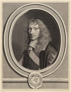 Portræt af Basile Fouquet, gejstlig af Robert Nanteuil