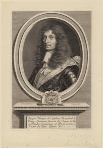 Portræt af Jacques II de Castelnau, fransk marskal af Robert Nanteuil