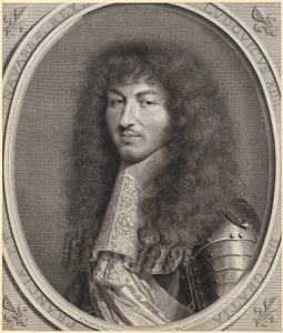 Portræt af Ludvig 14. af Robert Nanteuil