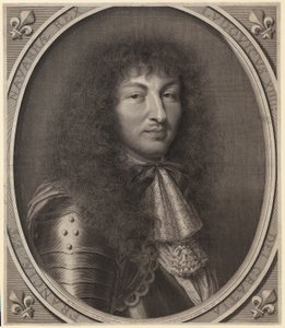 Portræt af Ludvig 14. af Robert Nanteuil