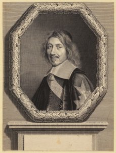 Portræt af Michel IV Le Tellier, fransk minister af Robert Nanteuil