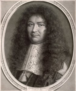 Portræt af Francois Michel Le Tellier af Robert Nanteuil