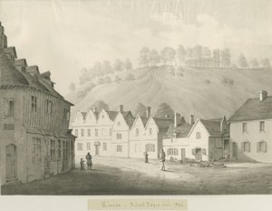 Kinver Town: sepia drawing, 1836dani