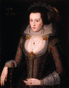 Elizabeth Poulett af Robert Peake