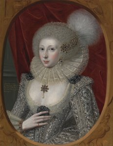 Portræt af en kvinde, muligvis Elizabeth Pope (ca. 1585; levende 1624)