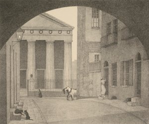 En London kirke af Robert Polhill Bevan
