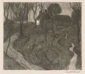 A Lonely Farm [Hawkridge] af Robert Polhill Bevan