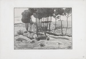 Poplerne af Robert Polhill Bevan