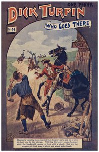 Dick Turpin (farve litho) af Robert Prowse Jnr