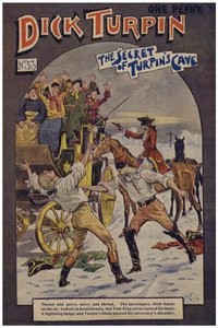 Dick Turpin (farve litho) af Robert Prowse Jnr
