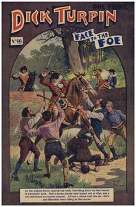 Dick Turpin (farve litho) af Robert Prowse Jnr
