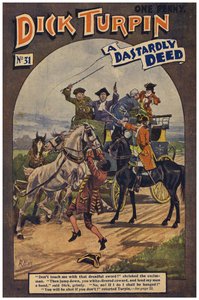 Dick Turpin (farve litho) af Robert Prowse Jnr