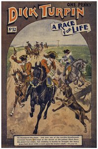Dick Turpin (farve litho) af Robert Prowse Jnr